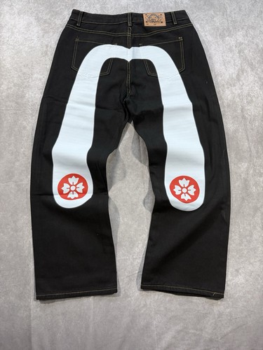 Jeans nero evisu - jeans,