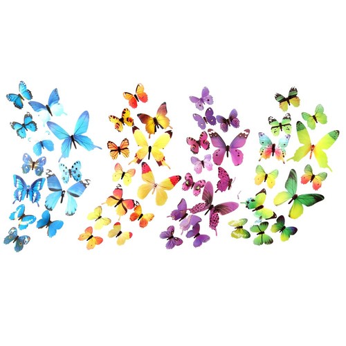 Set adesivi murali farfalla - , 3d