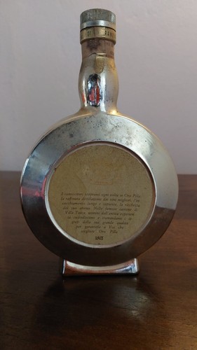 Bottiglia placcata oro brandy - bottiglia,