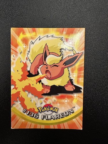 Topps carte pokemon flareon - carte,