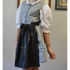 ABITO +CAMICIA + GREMBIULE IN STILE TIROLESE  tg. 158/ 11-12 anni