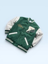 Giacca ZARA Varsity verde