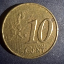 Moneta Francese da 10 centesimi del 1999 