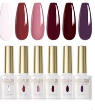 ROSALIND Set Smalti  Semipermanenti Per Unghie 6 Colori Cod.43