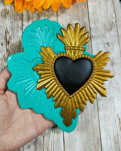 Stampo cuore sacro 12x15cm - stampo,