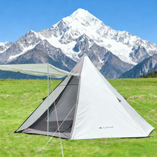 Tenda argentata bianca