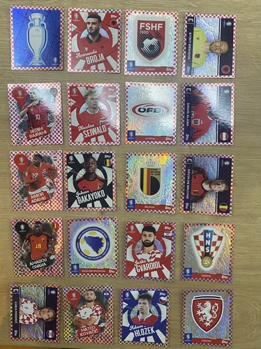 Topps lotto 100 adesivi - topps, em