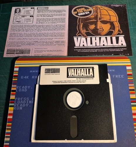 Valhalla game commodore 64 - -,