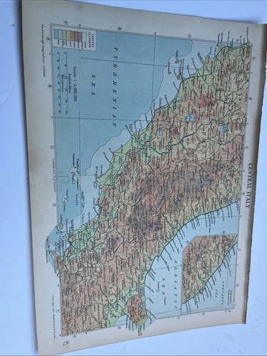 1950 mappa del centro - 1950:,