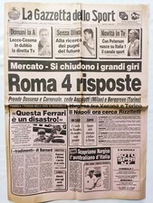 GAZZETTA DELLO SPORT 7 LUGLIO 1987 CALCIO MERCATO ROMA ANCELOTTI RIZZITELLI