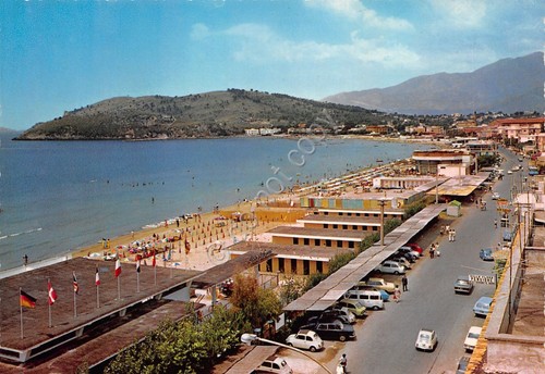 Cartolina scauri spiaggia - cartolina,