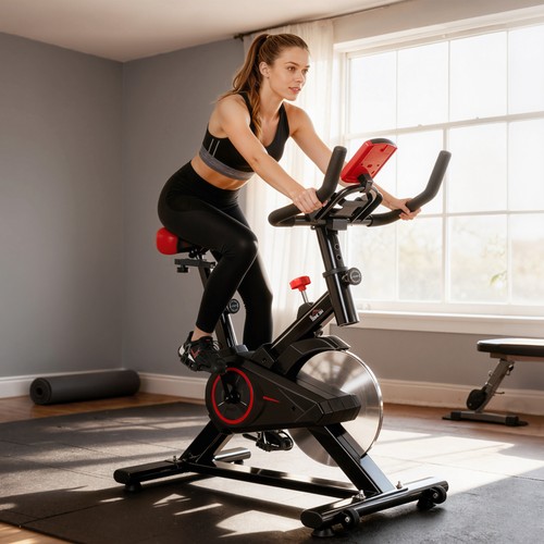 Homcom indoor cycling - indoor, bike