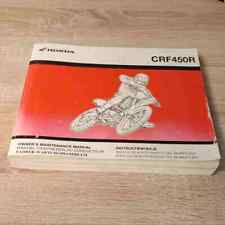 HONDA CRF450R 2002 69MEB800