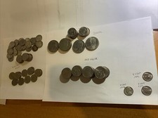 MONETE STATI UNITI Vecchie Dollari, Half Dollar, Quarter , 5 Cent, Anni 24-89