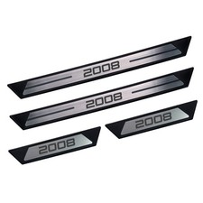 Piastra antigraffio battitacco porta per Peugeot 2008 II 2019-2025...