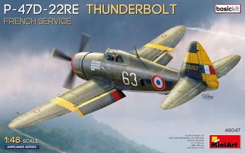 Miniart 47d 22re - miniart, p-47d-22re