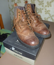 Amphibias - stivaletti stringati uomo GEOX - tg 43 - vintage - marrone - usati