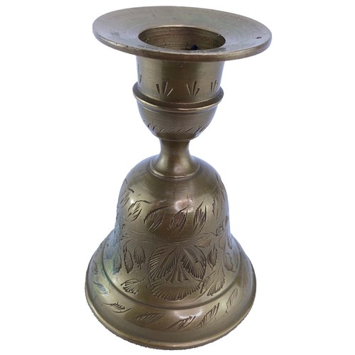 Portacandele campana ottone