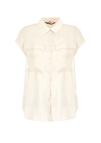 Camicia donna beige armani - camicia,