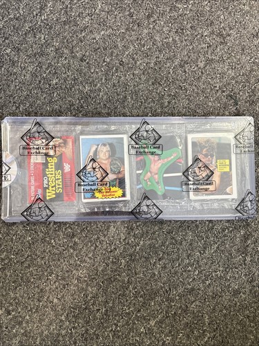 Topps wwf pro wrestling - wwf, rack