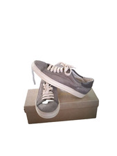 TOD'S Sparkly Silver Leather
