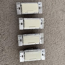 Lutron HomeWorks HD-RD-LA RF Maestro interruttore dimmer remoto MANDORLA CHIARA