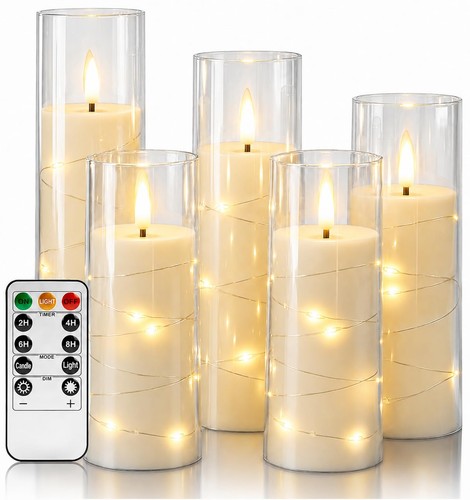 Candele led avorio - da, by