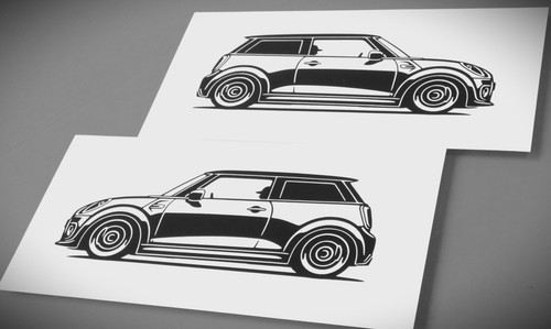 Adesivo mini cooper - mini,