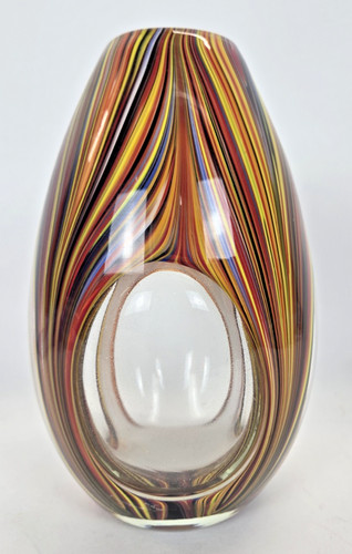 Vaso vetro artistico a - in,