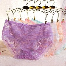 Slip donna pizzo fiocco maglia