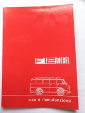 ALFA ROMEO F 12 DIESEL LIBRETTO USO MANUTENZIONE EDIZIONE  10/1977   (693 )