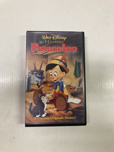Vhs pinocchio walt - pinocchio,