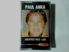 PAUL ANKA Greatest hits live mc cassette k7 COME NUOVA LIKE NEW!!!