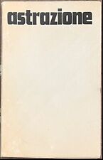 Pamiggiani, Claudio - ASTRAZIONE - a cura di Vincenzo Agnetti - 1968 - Raro