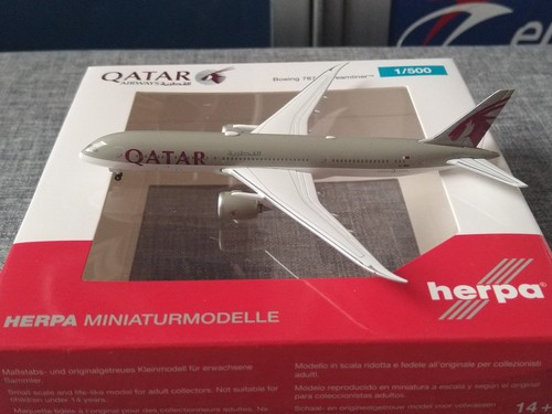 Herpa wings 500 qatar - herpa,