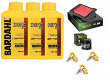 KIT/TAGLIANDO YAMAHA MT-09 2014 2019 OLIO BARDAHL XTC 10W40 FILTRI CANDELE MOTO