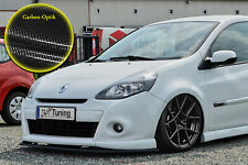 Spoiler anteriore spoiler lama ABS Renault Clio 3 GT Gordini ABE effetto carbonio