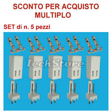 SET 5 coppie Mini Connettori