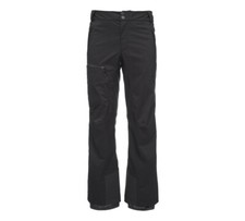 Pantaloni da Neve Uomo Black Diamond Boundary Line Shell Small o XL, Nero