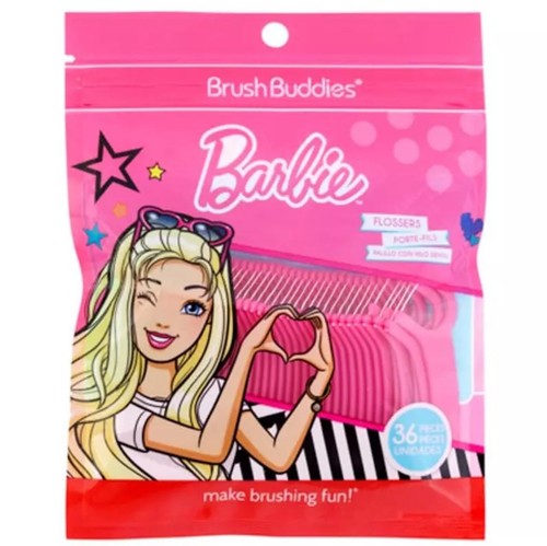 Brush buddies barbie flossers - brush,