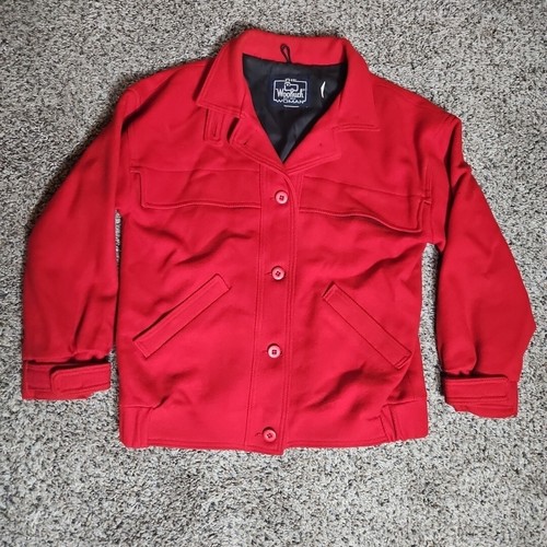 Cappotto lana rosso donna