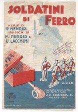 Spartito SOLDATINI DI FERRO Mendes Lacchini 1928 -  sheet music