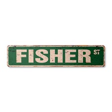 FISHER Insegna Stradale