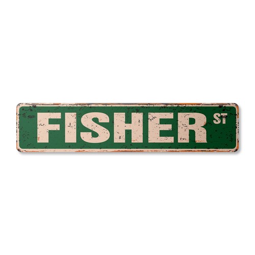 Fisher insegna stradale - insegna,