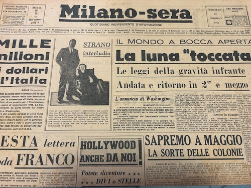 Milano sera giornale - sera,