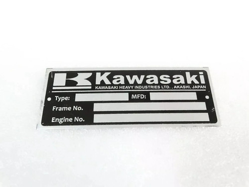 Telaio targa dati kawasaki - dati,