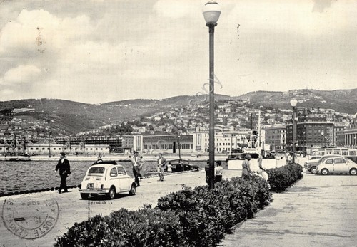 Cartolina trieste idroscalo - idroscalo, e