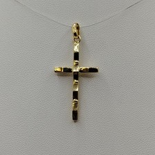Ciondolo Croce oro 18 kt 1.90