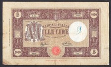 Italia banconota lire 1000 - -,