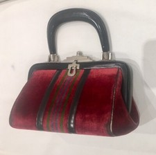 Roberta di Camerino borsa modello Bagonghi vintage anni 40/50 color rosso